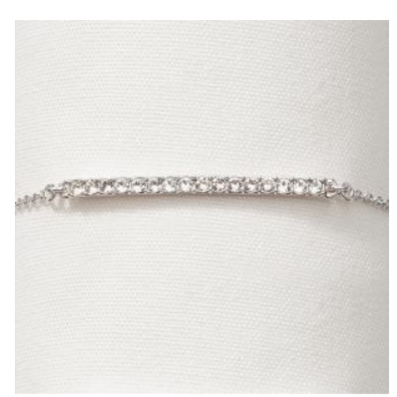 Swarovski touchstone crystal pave bar bracelet