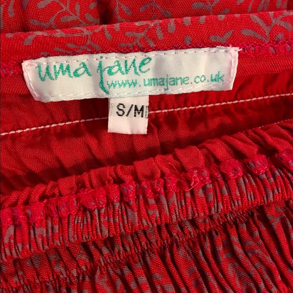LF Strapless Fuchsia Dress by Uma Jane Size S/M - Picture 4 of 4