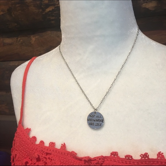 Not All Who Wander Are Lost Necklace - Picture 3 of 3