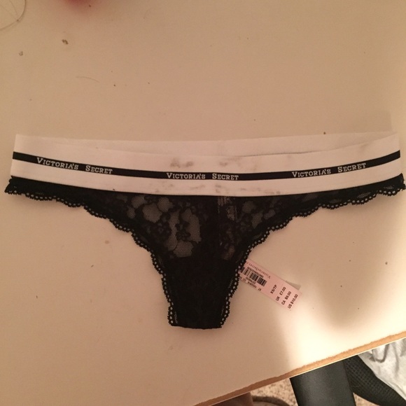 Black victoria's secret thong xs New with tags