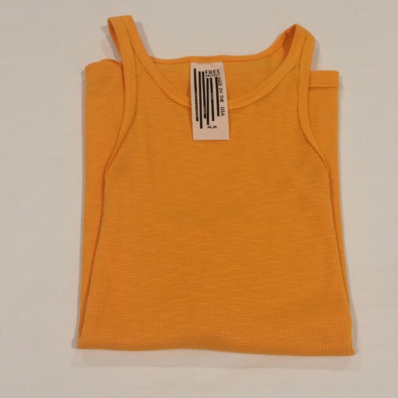 Yellow Free People tank