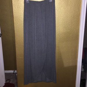 Grey Maxi Skirt