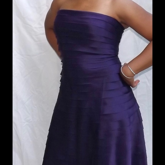 Purple party layered dress or Semi-formal wear.