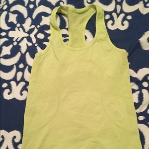 Lululemon swiftly tech racerback in light green