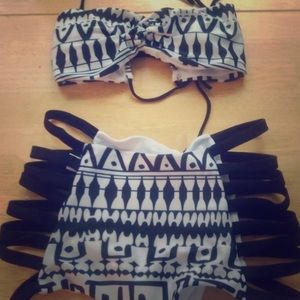 Super Cute Black & White Swimsuit ☀️