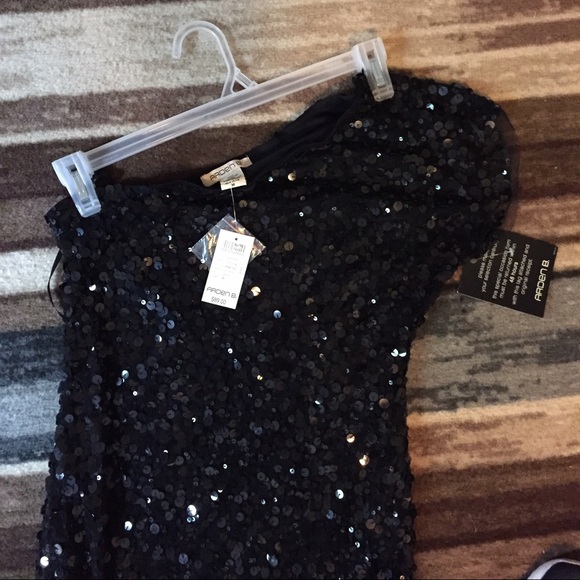 BRAND NEW! Sequin black dress - Picture 2 of 3