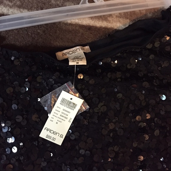 BRAND NEW! Sequin black dress - Picture 3 of 3