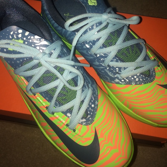 Nike KD VI Liger sneakers size 5y / 7.5 womens - Picture 2 of 5