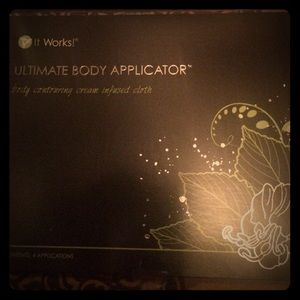 Body conturing cream infused cloth