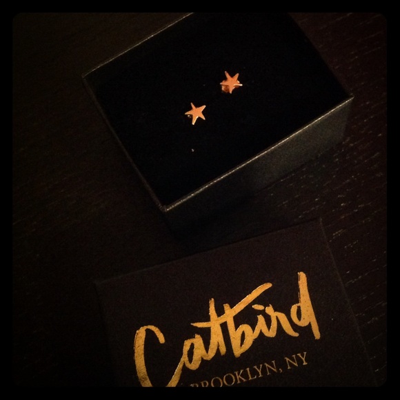 Catbird Rose Gold Tiny Dancer Earrings