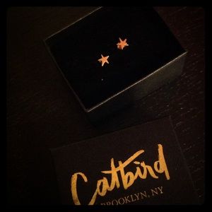 Catbird Rose Gold Tiny Dancer Earrings