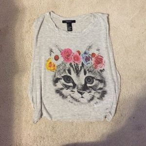 Kitty Crop Top from Forever 21
