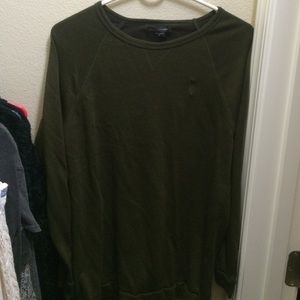 Olive green sweater!