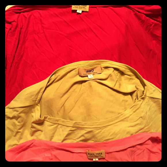 3 PIKO long sleeves!