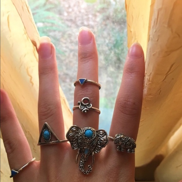 Boho Ring Set