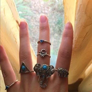 Boho Ring Set