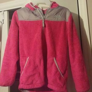 Pink Furry Northface