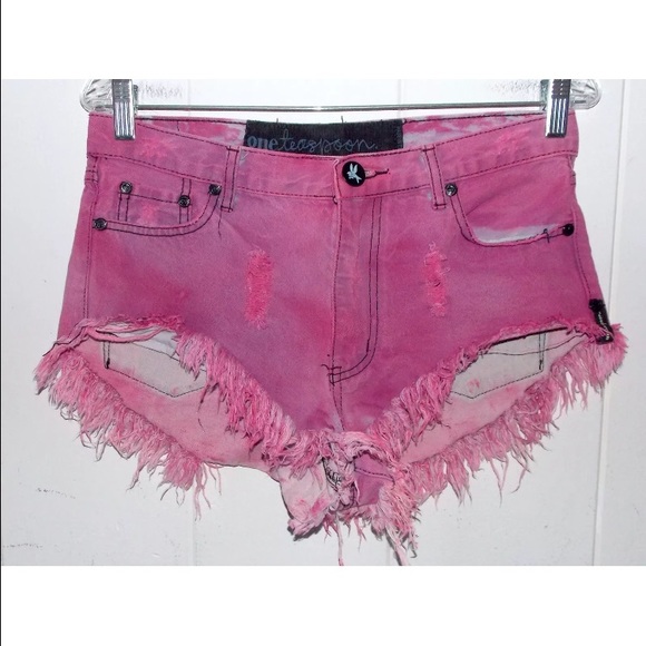 Pink One Teaspoon Shorts