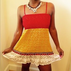 Earthbound Boho Mini Dress