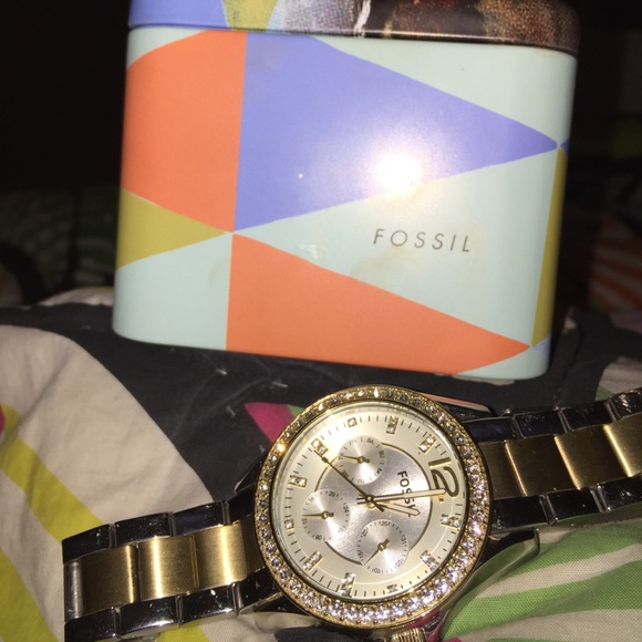 Fossil Two toned Watch