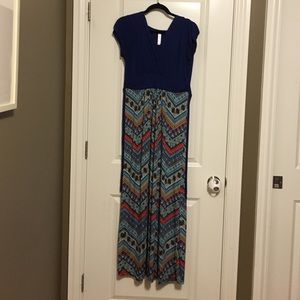 Pink Blush maternity maxi dress