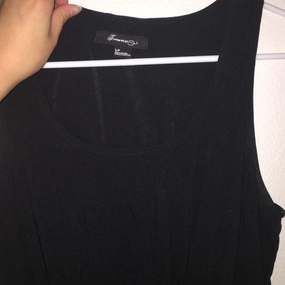 Forever 21 black hi-low dress - Picture 3 of 3