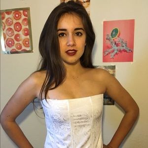 White Corset Bustier
