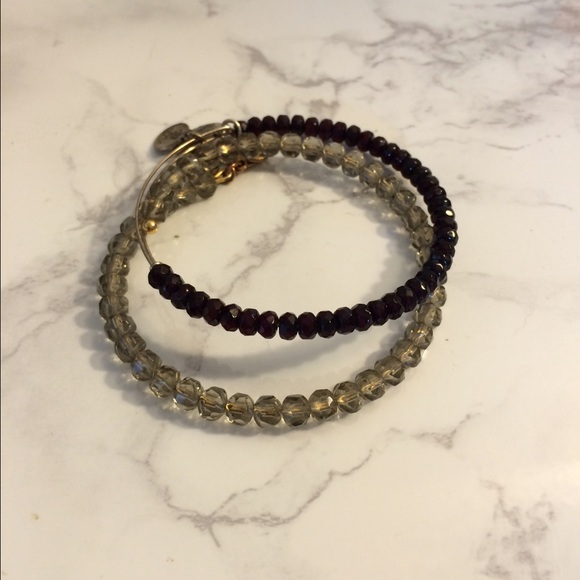 Set of two Alex and Ani beaded pieces