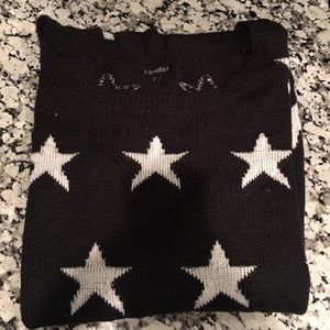 Fuzzy Star Sweater