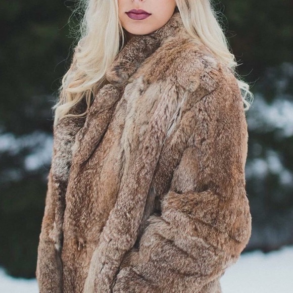 Rabbit Fur Coat