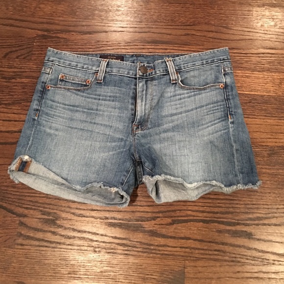 J Crew size 30 indigo jean shorts