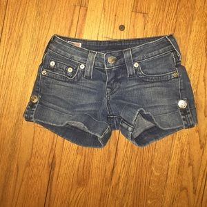 True Religion denim shorts