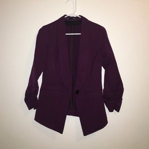 Maurice's maroon jacket