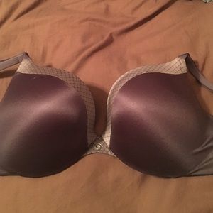Grey Push Up Bra