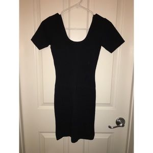 S/s scoop neck dress