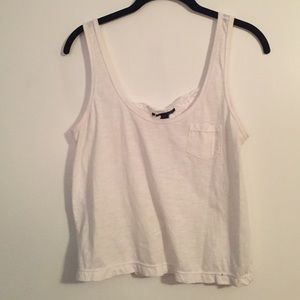 White crop tank