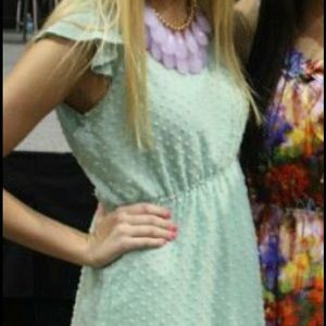 Mint green dress medium dress!