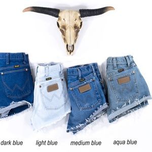 wrangler jean shorts