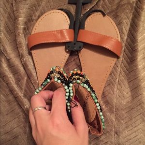Wet seal sandals