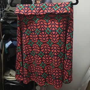LuLaRoe Azure - Medium coral teal turquoise