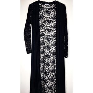 Long Lace Cardigan