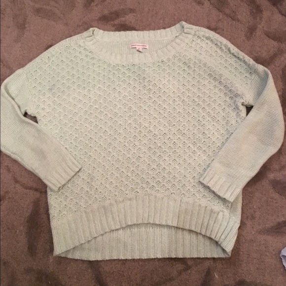 Mint knit sweater