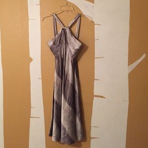 Antonio Melani dress sz 2 silver and grey