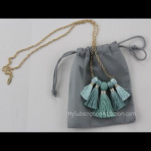 New Miss Ivy Pearl Five Tassel Necklace
