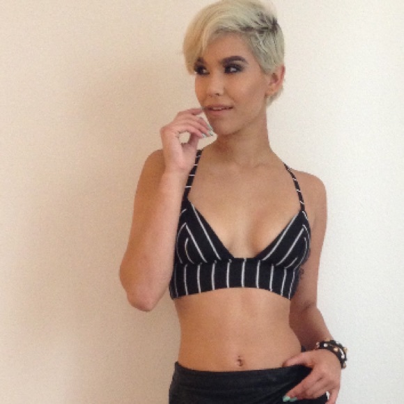 Femme LA Stripe Bralette - Picture 1 of 4