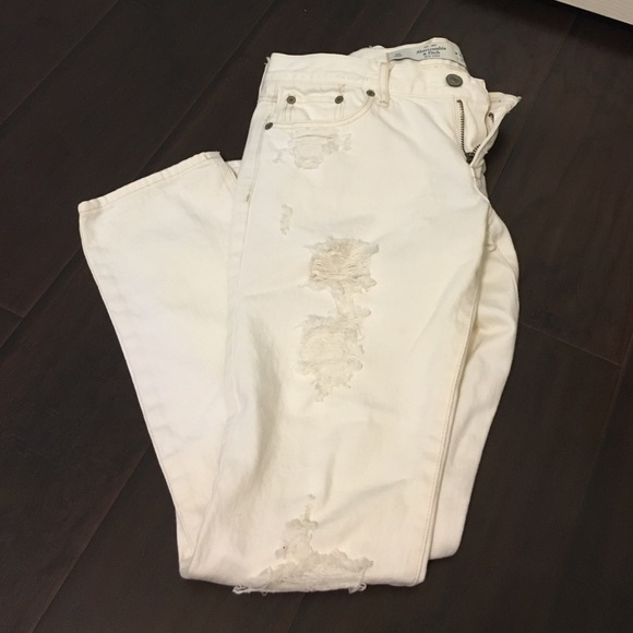 White Abercrombie and Fitch jeans