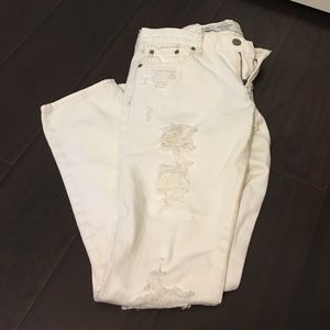 White Abercrombie and Fitch jeans