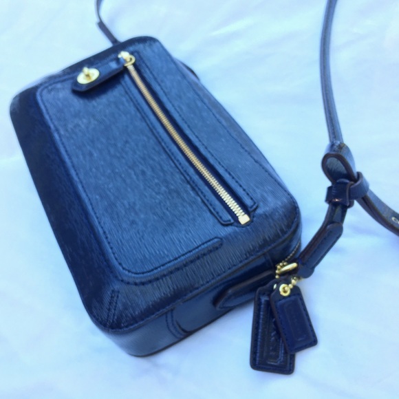 Coach Poppy Patent Flight bag -- LIKE NEW