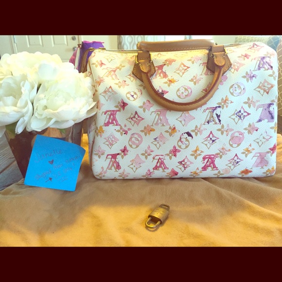 💃🏽SOLD💃🏽RARE💓Louis Vuitton Watercolor 30!