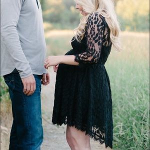 Free people Floral Mesh Lace Dress